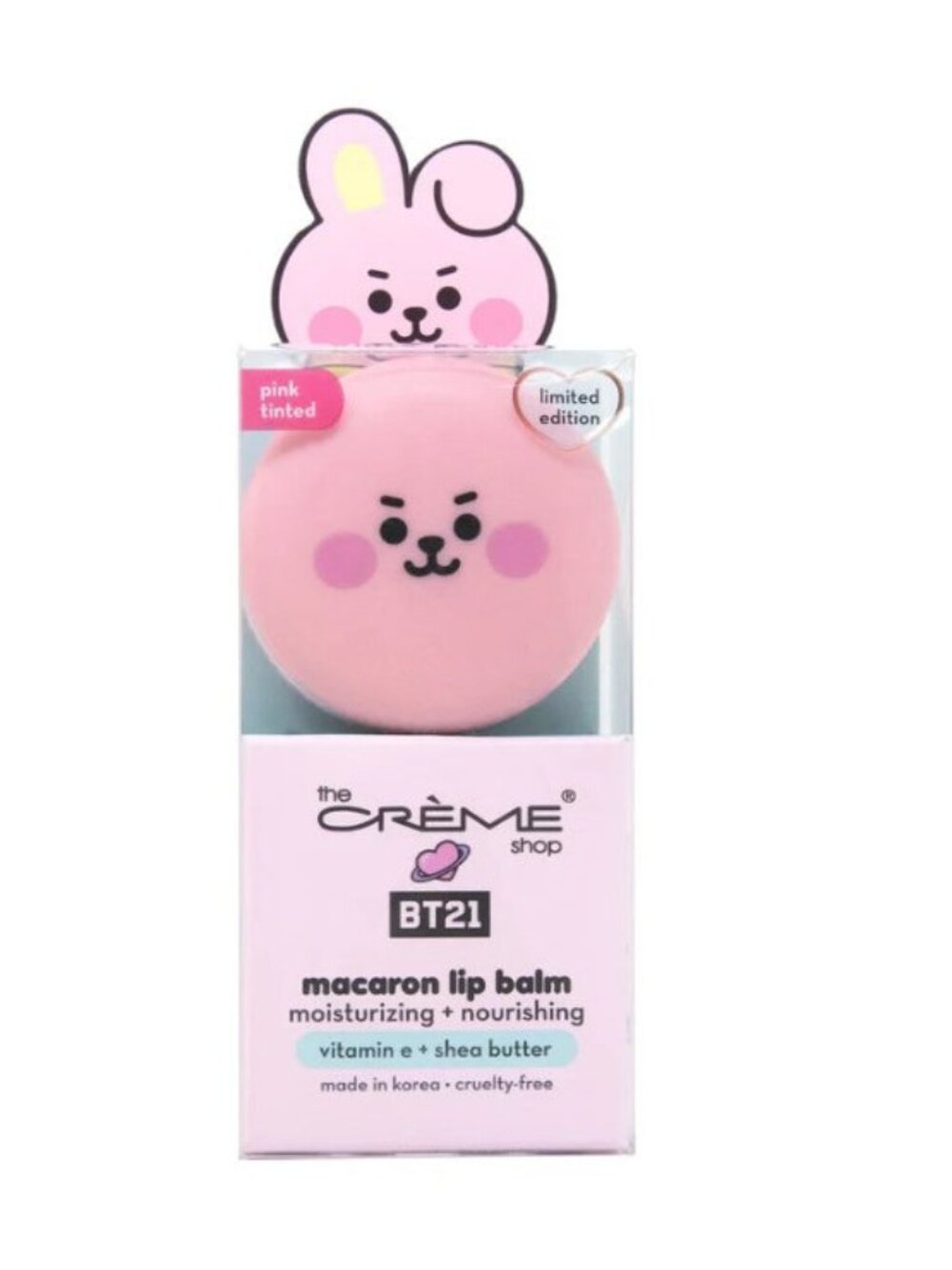 The Creme Shop - LIMITED EDITION BT21 Baby Macaron Lip Balm - COOKY
